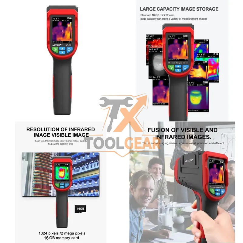 Nf 521 Thermal Imaging Camera - กล้องวงจรปิดถ่ายภาพความร้อนแบบเน็ตเวิร์ก NOYAFA รุ่น NF-521 ขายดีปี 2026*