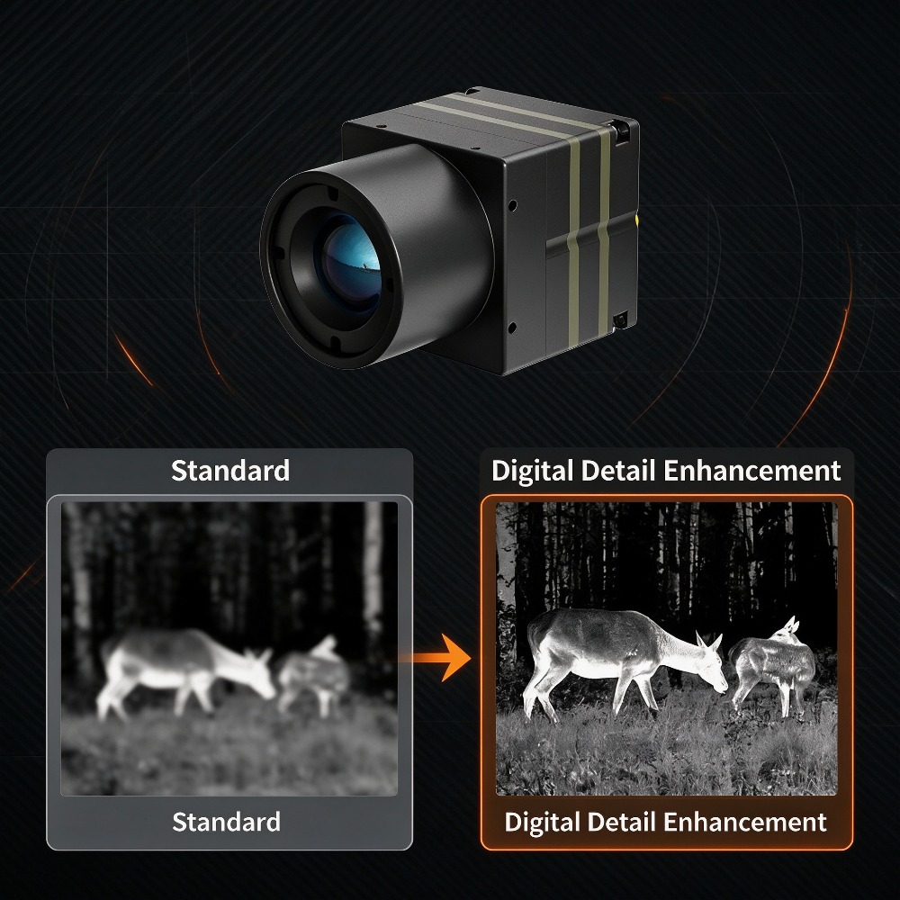Thermal Module 640X512 Core - โมดูลกล้องถ่ายภาพความร้อนอินฟราเรดแบบไม่ต้องระบายความร้อน ขนาด 640x512 สำหรับโดรน FPV UAV