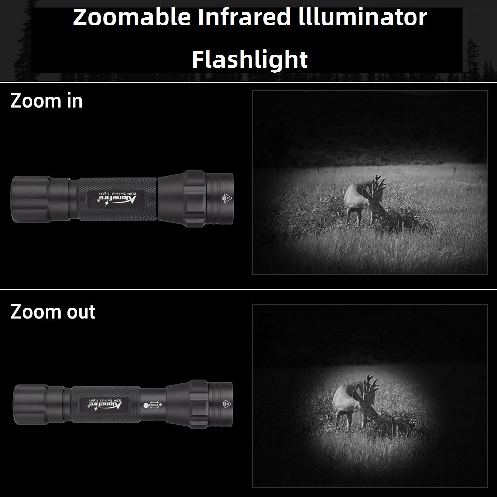 ไฟฉายอินฟราเรด IR850nm&940nm ร - Hunting Thermal Imaging Scope บทวิจารณ์และราคา